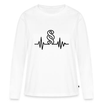Anwalt - Frauen Premium Bio Langarmshirt - Weiß - Vorne - Julia (174cm)