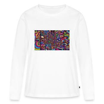 Sick - Women's Premium Organic Long Sleeve Shirt - white - Front - Julia (174cm)