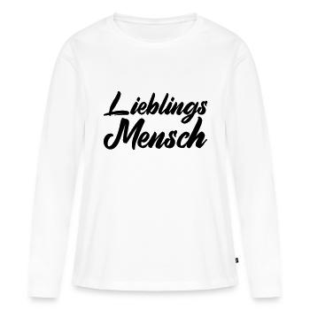 Favorite person - Women's Premium Organic Long Sleeve Shirt - white - Front - Julia (174cm)