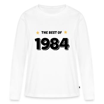 Best of 1984 - Women's Premium Organic Long Sleeve Shirt - white - Front - Julia (174cm)