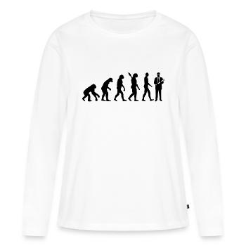 Ingenieur - Frauen Premium Bio Langarmshirt - Weiß - Vorne - Julia (174cm)
