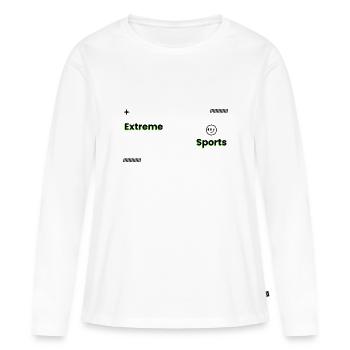 Extreme sports - Women's Premium Organic Long Sleeve Shirt - white - Front - Julia (174cm)