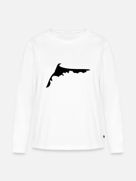 Fischland Darß Zingst - Frauen Premium Bio Langarmshirt - Weiß
