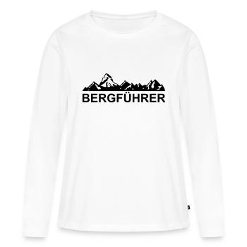 mountain guide - Women's Premium Organic Long Sleeve Shirt - white - Front - Julia (174cm)