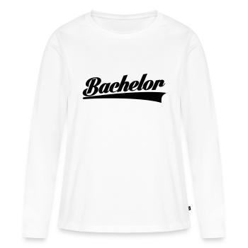 bachelor - Frauen Premium Bio Langarmshirt - Weiß - Vorne - Julia (174cm)