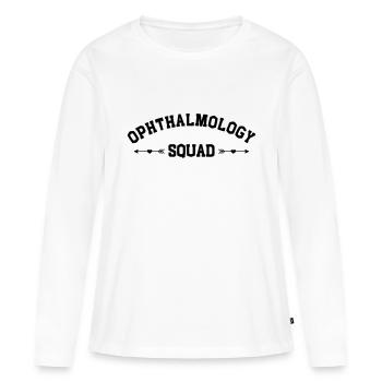 Ophthalmologie Squad - Frauen Premium Bio Langarmshirt - Weiß - Vorne - Julia (174cm)