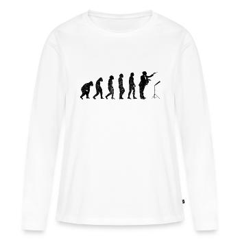 Dirigenten Geschenk Dirigent Musik Dirigieren - Frauen Premium Bio Langarmshirt - Weiß - Vorne - Julia (174cm)