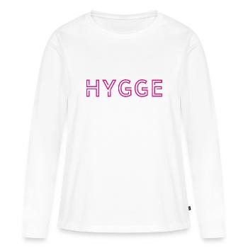 Hygge Scandinavian Lifestyle - Women's Premium Organic Long Sleeve Shirt - white - Front - Julia (174cm)