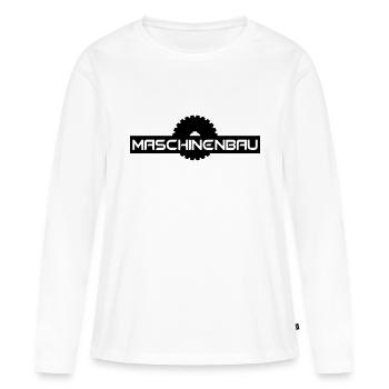 Maschinenbau Studium Diplom Ingenieur - Frauen Premium Bio Langarmshirt - Weiß - Vorne - Julia (174cm)