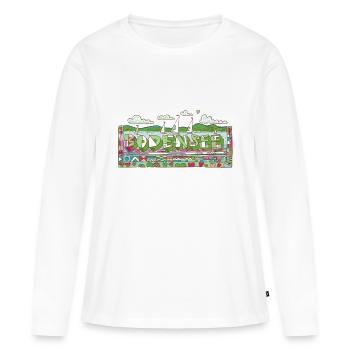 Bodensee - Frauen Premium Bio Langarmshirt - Weiß - Vorne - Julia (174cm)