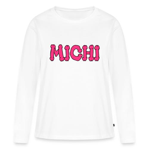 Michi - Frauen Premium Bio Langarmshirt
