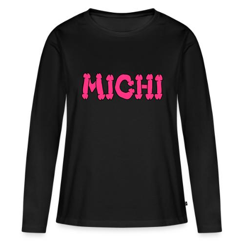 Michi - Frauen Premium Bio Langarmshirt