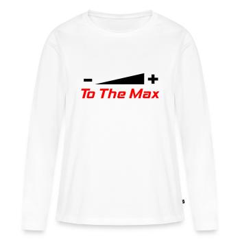 To The Max - Women's Premium Organic Long Sleeve Shirt - white - Front - Julia (174cm)
