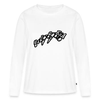 royal flush - T-shirt manches longues Premium bio Femme - blanc - Devant - Julia (174cm)