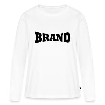 Feu station de ski - T-shirt manches longues Premium bio Femme - blanc - Devant - Julia (174cm)
