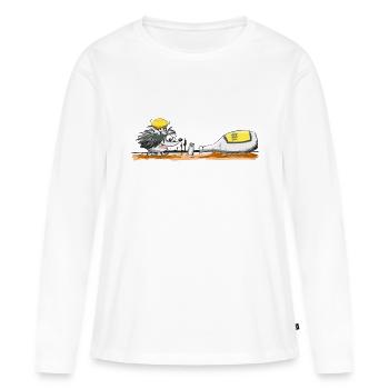 ¡VIVA EL TEQUILA - Women's Premium Organic Long Sleeve Shirt - white - Front - Julia (174cm)
