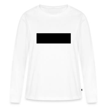 Square - Women's Premium Organic Long Sleeve Shirt - white - Front - Julia (174cm)