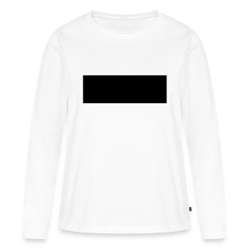 Rectangle - Women's Premium Organic Long Sleeve Shirt - white - Front - Julia (174cm)