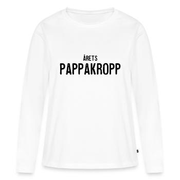 la coupe des papas de cette année - T-shirt manches longues Premium bio Femme - blanc - Devant - Julia (174cm)