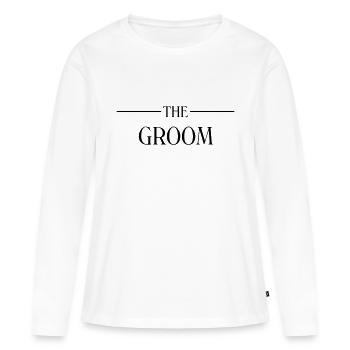 The Groom - Women's Premium Organic Long Sleeve Shirt - white - Front - Julia (174cm)