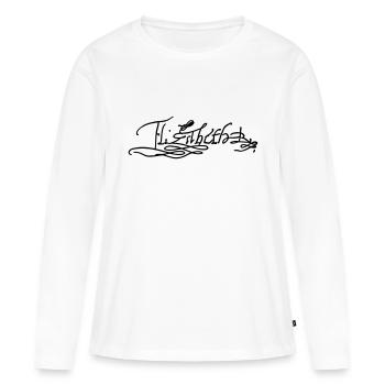 Elizabeth I of England - T-shirt manches longues Premium bio Femme - blanc - Devant - Julia (174cm)