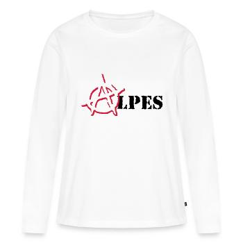 Anarchy Alpen - Frauen Premium Bio Langarmshirt - Weiß - Vorne - Julia (174cm)