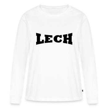 Lech Ski Resort - T-shirt manches longues Premium bio Femme - blanc - Devant - Julia (174cm)