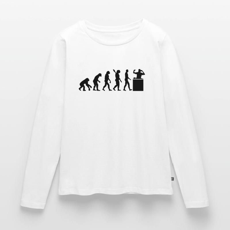 Evolution DJ T-shirt manches longues Premium bio Femme