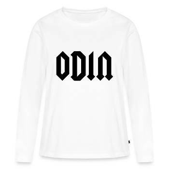 Odin - T-shirt manches longues Premium bio Femme - blanc - Devant - Julia (174cm)