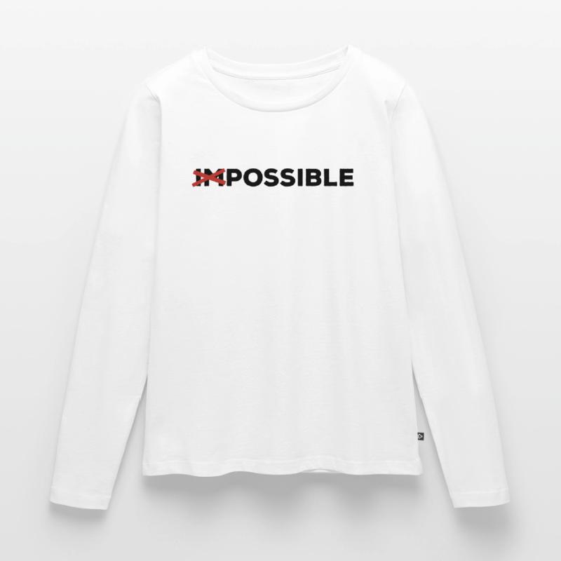possible possible solution de sortie Optimist oui T-shirt manches longues Premium bio Femme