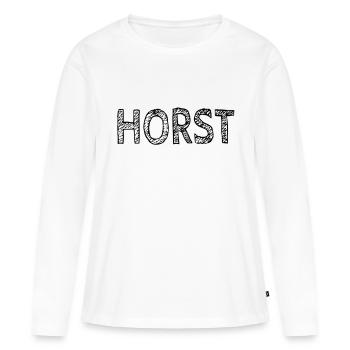môle - T-shirt manches longues Premium bio Femme - blanc - Devant - Julia (174cm)