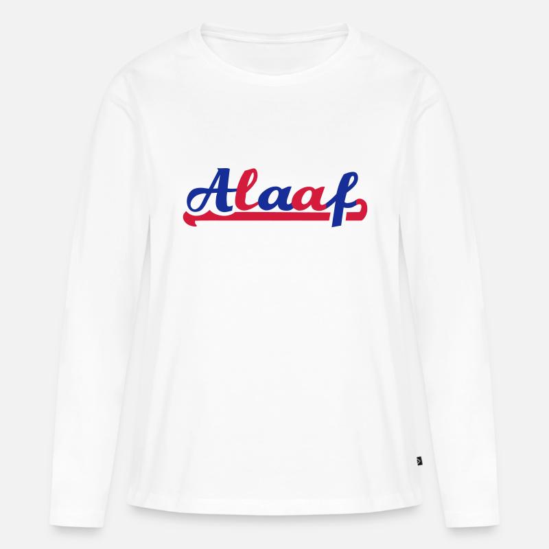 Alaaf - Frauen Premium Bio Langarmshirt - Weiß