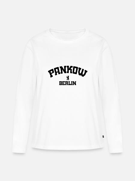 Pankow - Berlin - Deutschland - Germany - Frauen Premium Bio Langarmshirt - Weiß