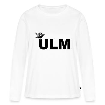Ulmer Spatz - Frauen Premium Bio Langarmshirt - Weiß - Vorne - Julia (174cm)