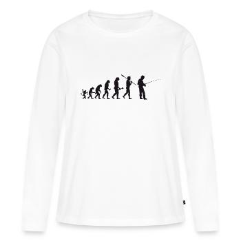 Evolution Fischen - Women's Premium Organic Long Sleeve Shirt - white - Front - Julia (174cm)