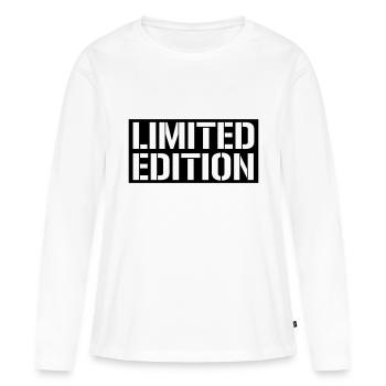 limited edition - Frauen Premium Bio Langarmshirt - Weiß - Vorne - Julia (174cm)