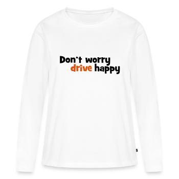licence - T-shirt manches longues Premium bio Femme - blanc - Devant - Julia (174cm)