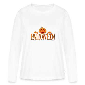 Terror of the Pumpkin Night - Women's Premium Organic Long Sleeve Shirt - white - Front - Julia (174cm)