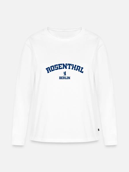 Rosenthal - Berlin - Deutschland - Germany - Frauen Premium Bio Langarmshirt - Weiß