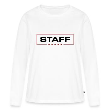 Equipe - T-shirt manches longues Premium bio Femme - blanc - Devant - Julia (174cm)