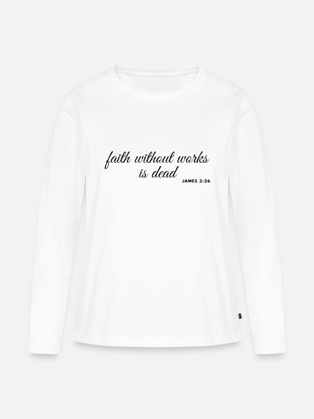 Jesus Christus,Jesus Christus,Jesus Christus,Jesus - Frauen Premium Bio Langarmshirt - Weiß