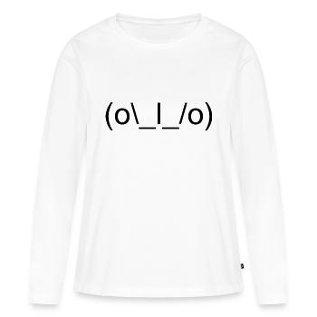Käfer-T-Shirt - Frauen Premium Bio Langarmshirt - Weiß - Vorne - Julia (174cm)