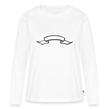 banner - Frauen Premium Bio Langarmshirt - Weiß - Vorne - Julia (174cm)