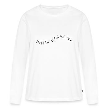 Inner Harmony - Women's Premium Organic Long Sleeve Shirt - white - Front - Julia (174cm)