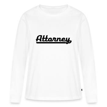 Anwalt - Frauen Premium Bio Langarmshirt - Weiß - Vorne - Julia (174cm)