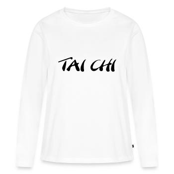 Tai Chi - Frauen Premium Bio Langarmshirt - Weiß - Vorne - Julia (174cm)