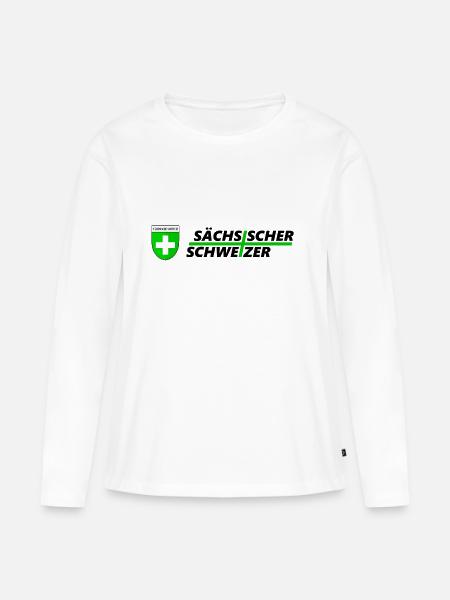 Saechsischer schweizer - Frauen Premium Bio Langarmshirt - Weiß