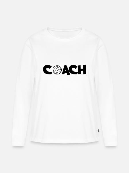 handball_coach - T-shirt manches longues Premium bio Femme - blanc