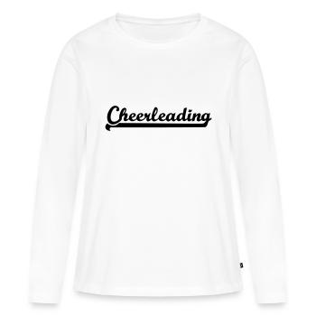 Cheerleading - T-shirt manches longues Premium bio Femme - blanc - Devant - Julia (174cm)