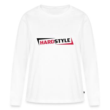 Hardstyle - T-shirt manches longues Premium bio Femme - blanc - Devant - Julia (174cm)